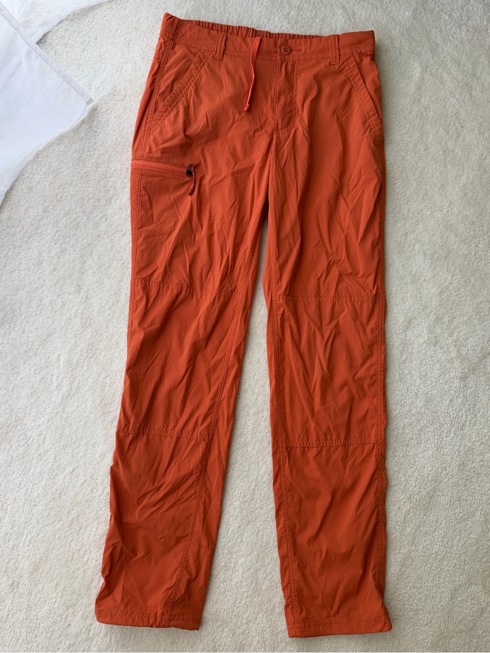 REI Active Adjustable Cargo Pants in Bright Orange